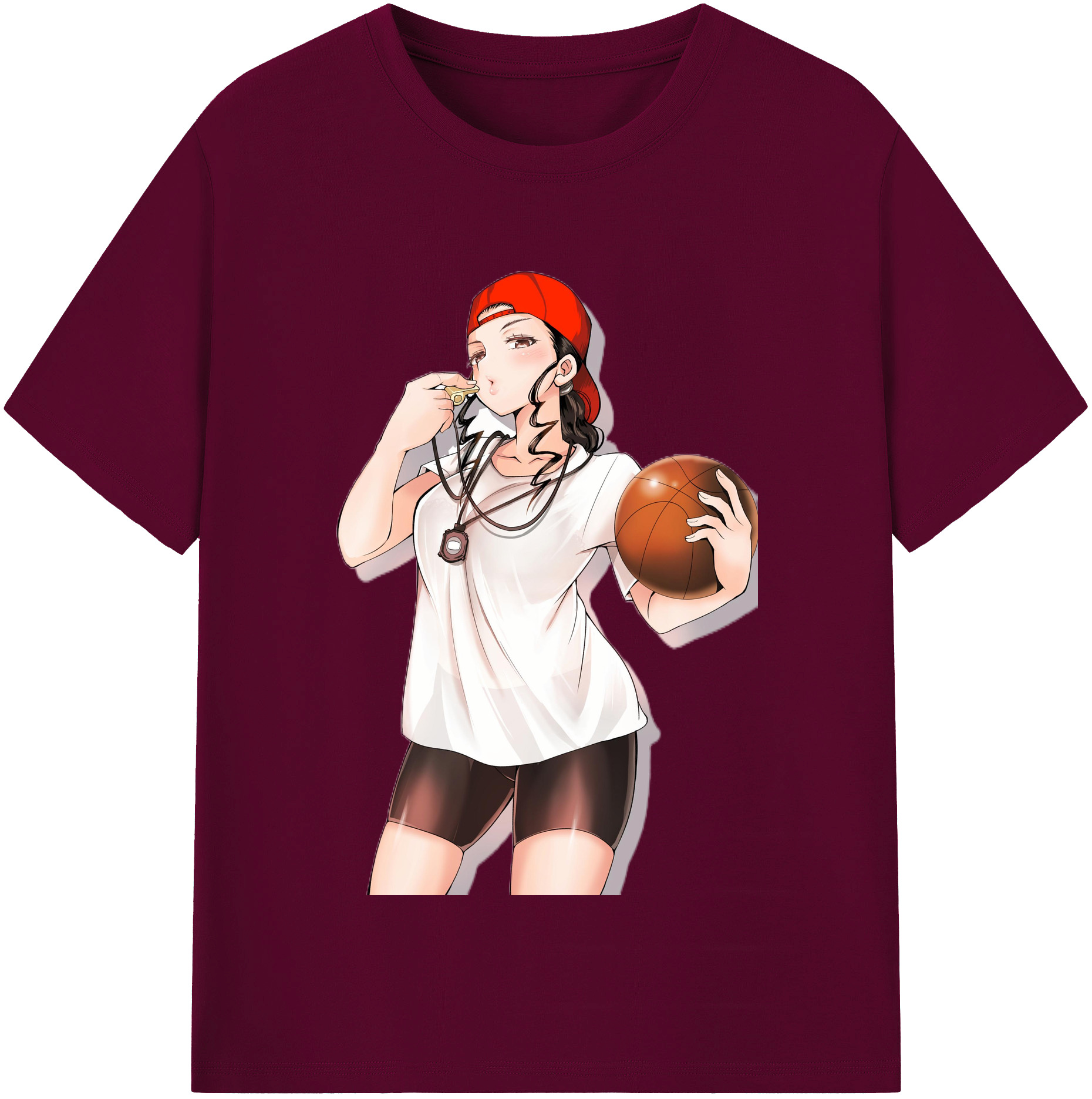 （画像用） SLAM DUNK／スラムダンク レディースカジュアルプリントTシャツ（綿100％）